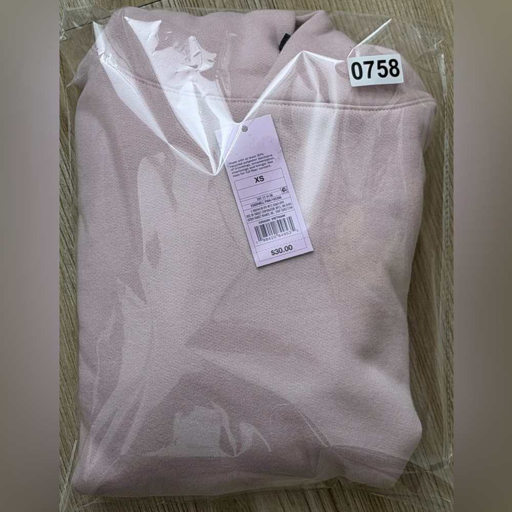 Wild Fable™ Women's Oversized Hooded Pullover Sweatshirt XS Pink Girl Intuition - Picture 10 of 10